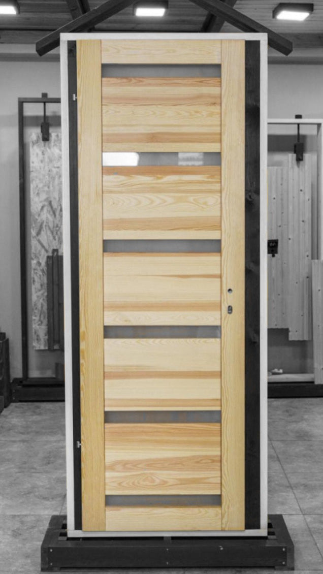 Скандинавский деревянный дверной комплект Genewa 38x700x2100 мм