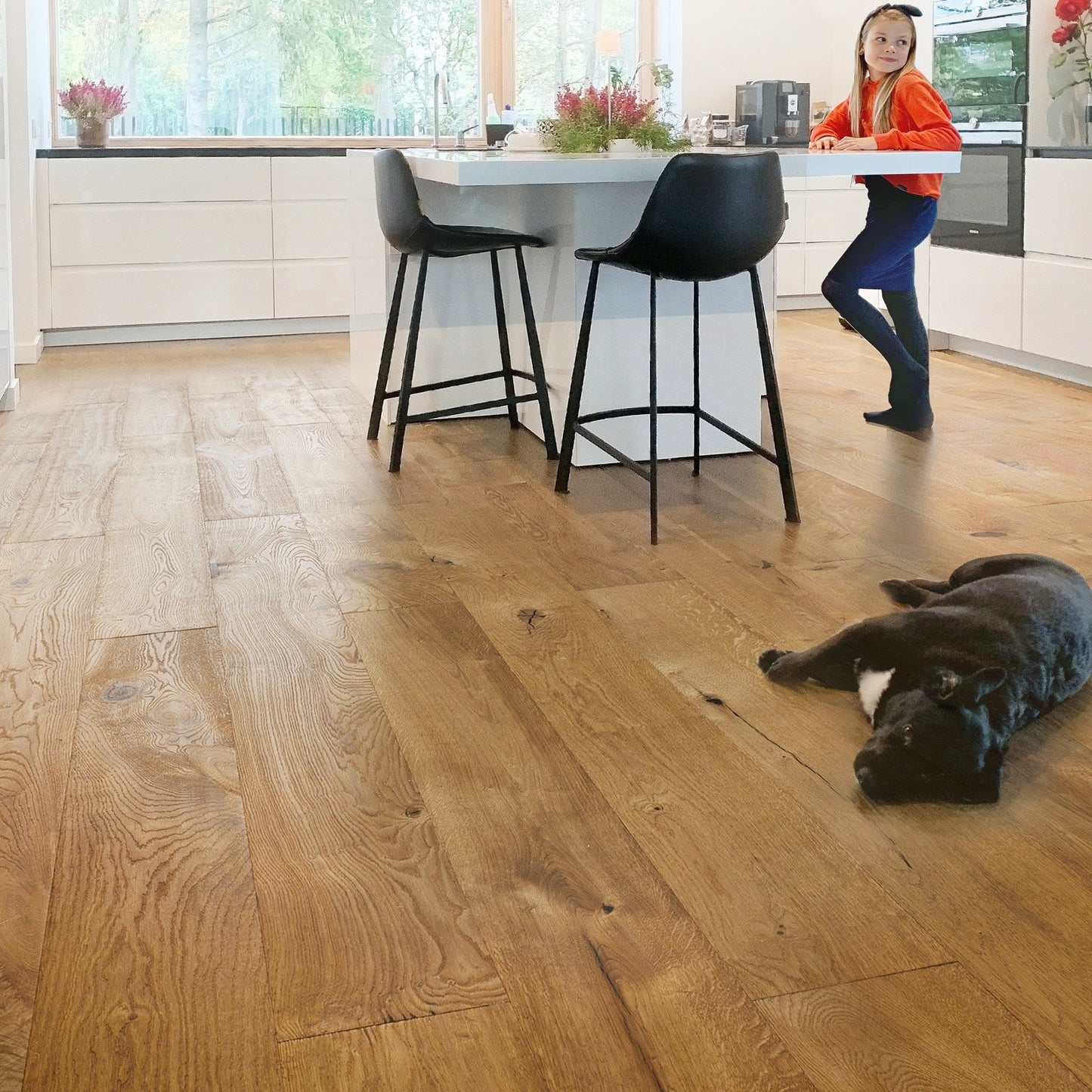 Трехслойный паркет из дуба Fabia Rustic