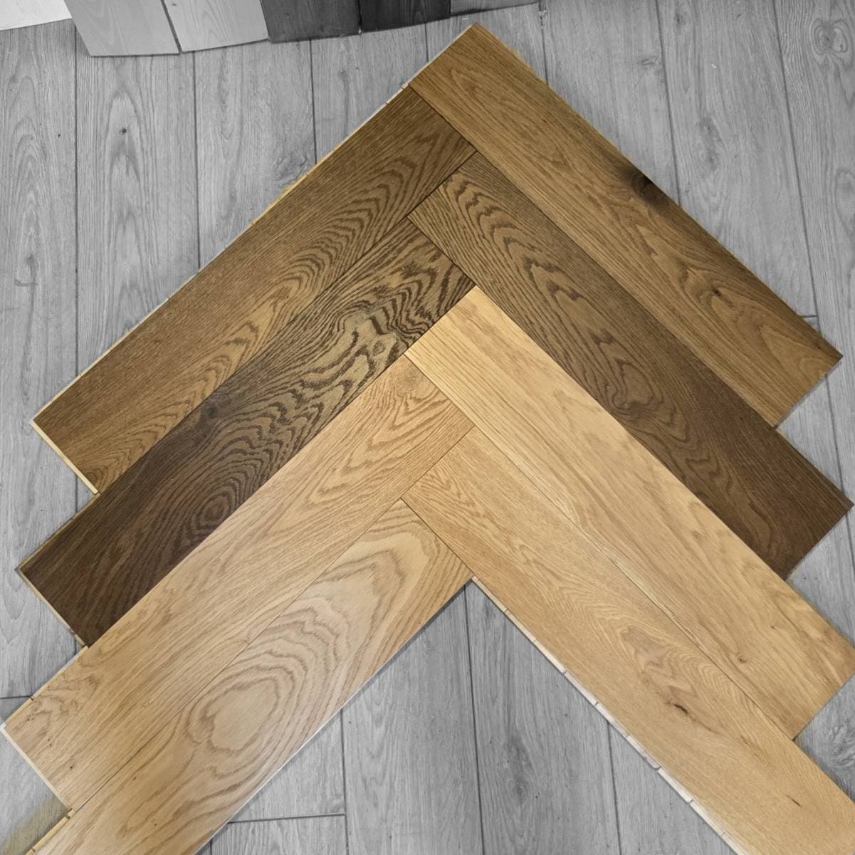 3-Layer Engineered Oak Herringbone