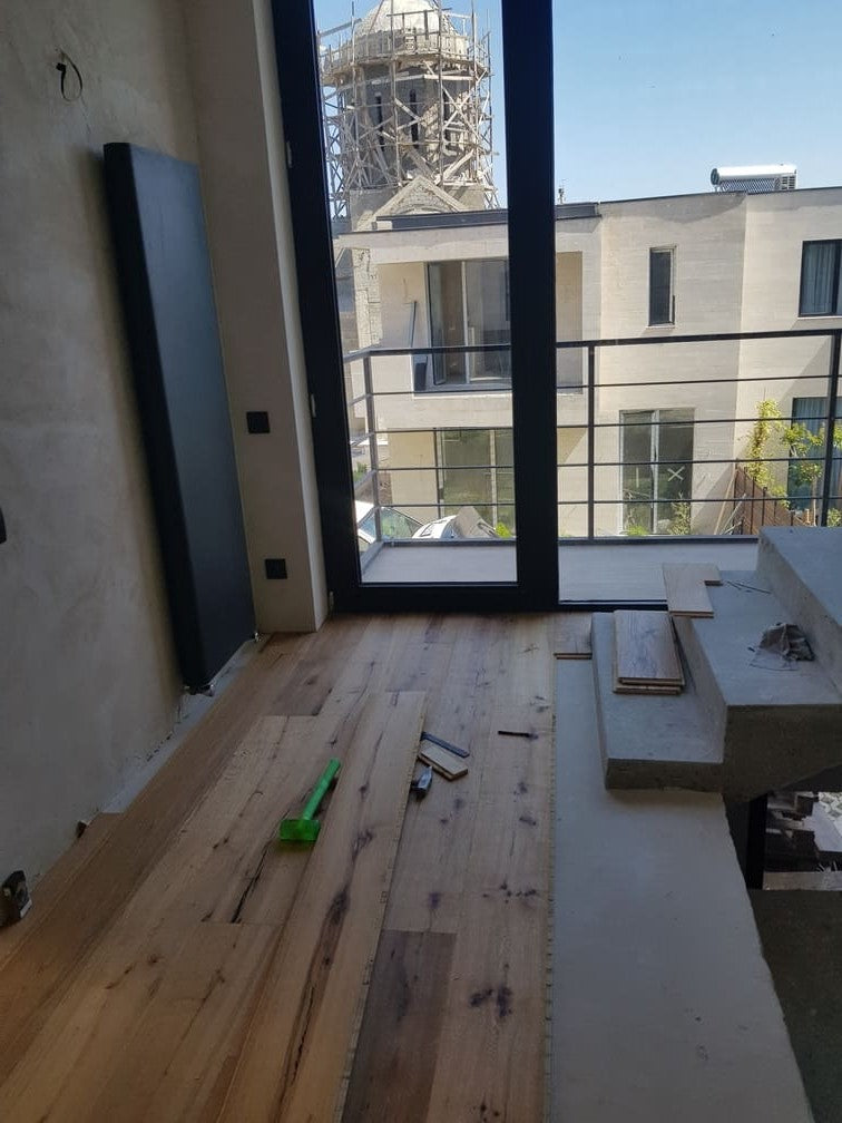 სამშრიანი პარკეტი მუხა ზულცი ულტრა რუსტიკი