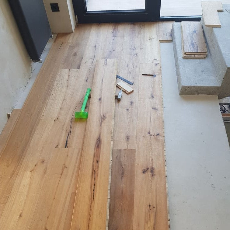 სამშრიანი პარკეტი მუხა ზულცი ულტრა რუსტიკი